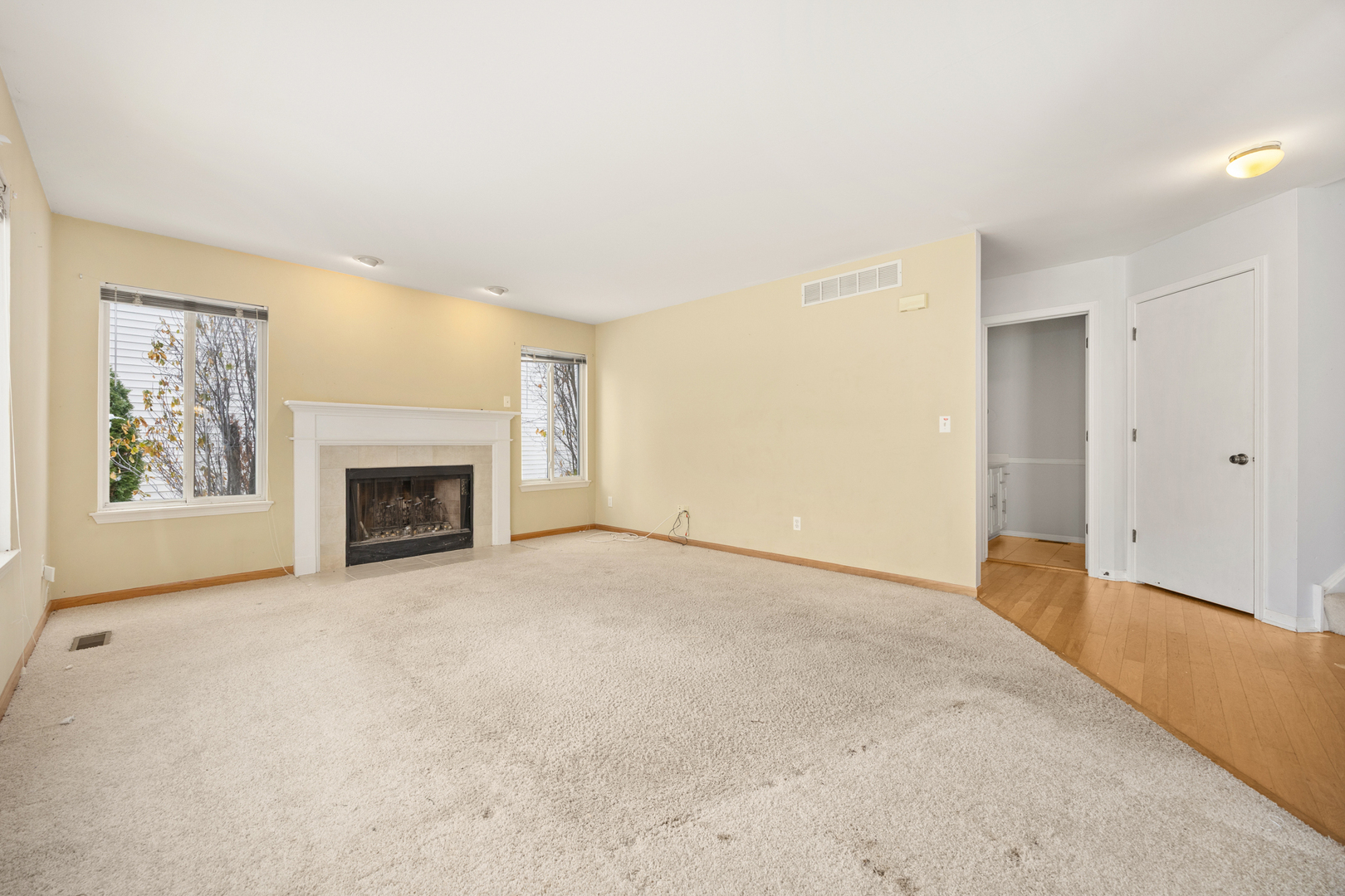 14252 South Hemingway Circle Plainfield, IL 60544 - Photo 20 of 36 a view of empty room with a fireplace