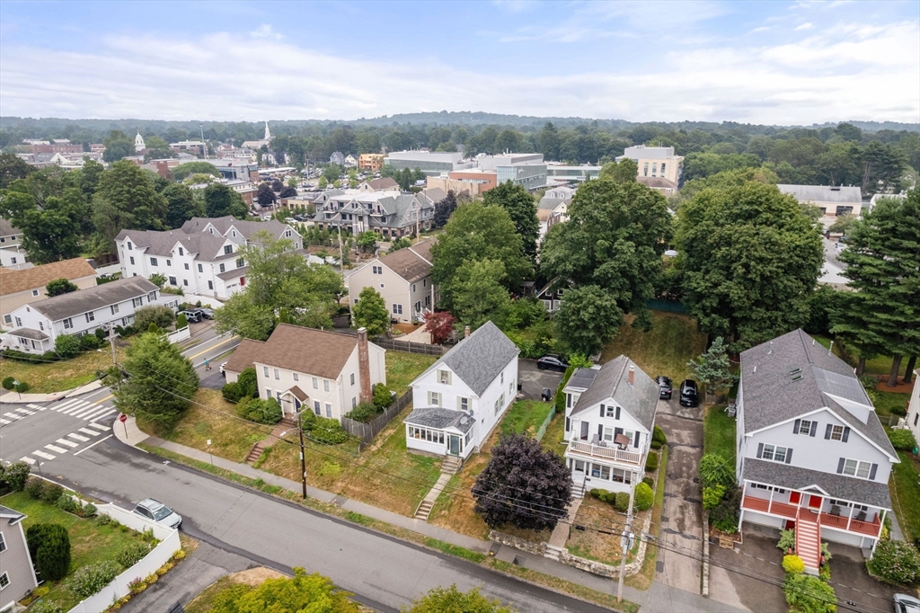102 Maple Street Needham, MA 02492 - Photo 6 of 7 an aerial view of residential house with outdoor space