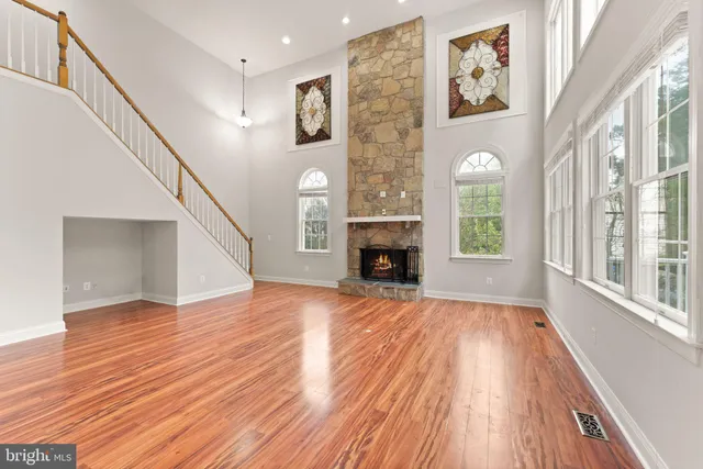 a view of small space with racks on the wall