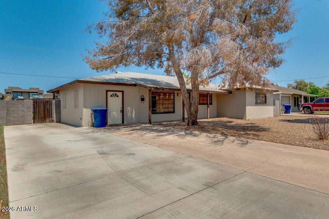 1308 West 6th Street Tempe, AZ 85281 - Photo 7 of 27 a view of a white house with a large tree