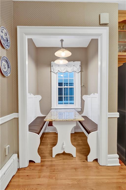 7607 Colonial Road Brooklyn, NY 11209 - Photo 8 of 35 a bathroom with a window and a chandelier