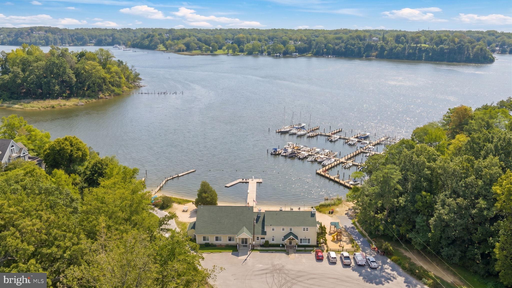 356 Severn Road Annapolis, MD 21401 - Photo 79 of 86 Aerial view of the Clubhouse/new marina