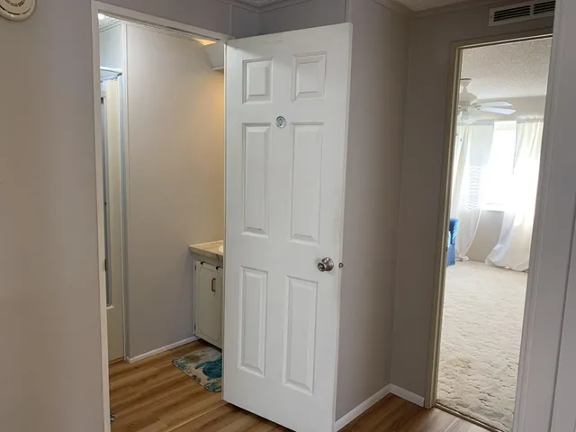 a view of an empty room