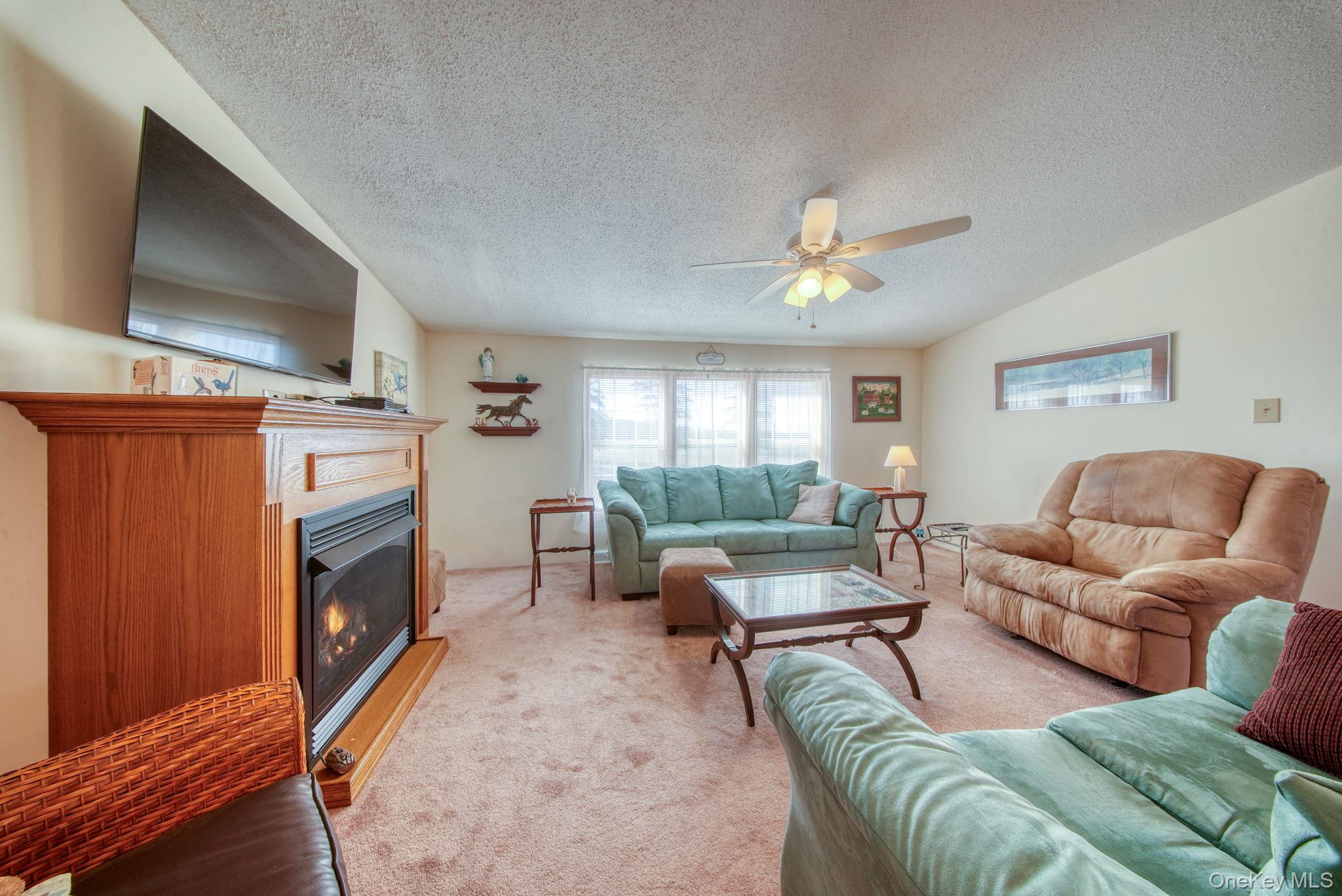 221 Gabel Road Callicoon, NY 12723 - Photo 17 of 44 a living room with furniture and a fireplace