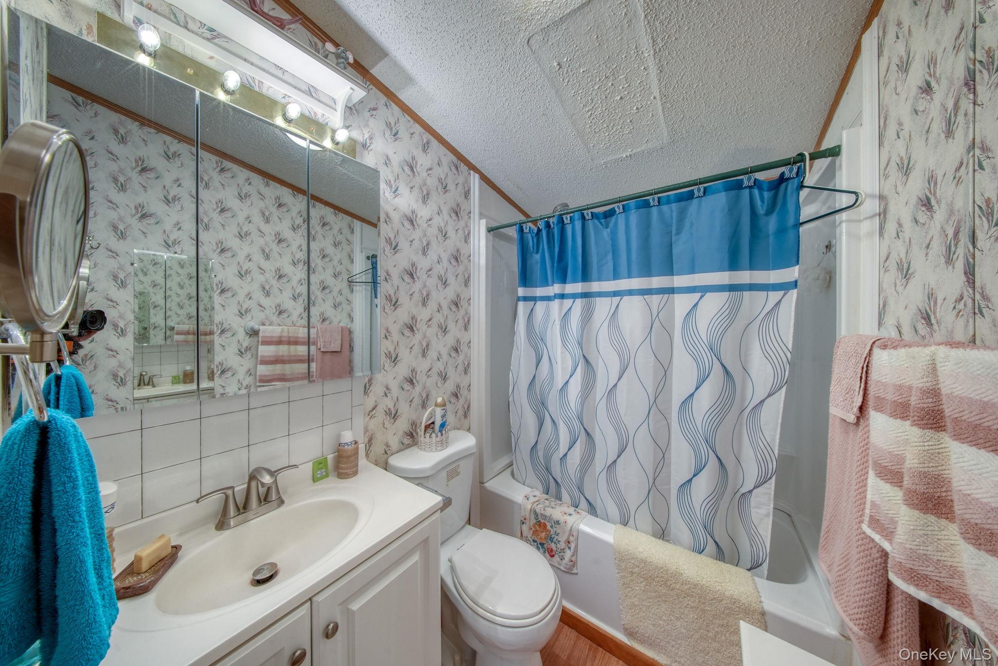 221 Gabel Road Callicoon, NY 12723 - Photo 29 of 44 a bathroom with a sink a toilet and shower