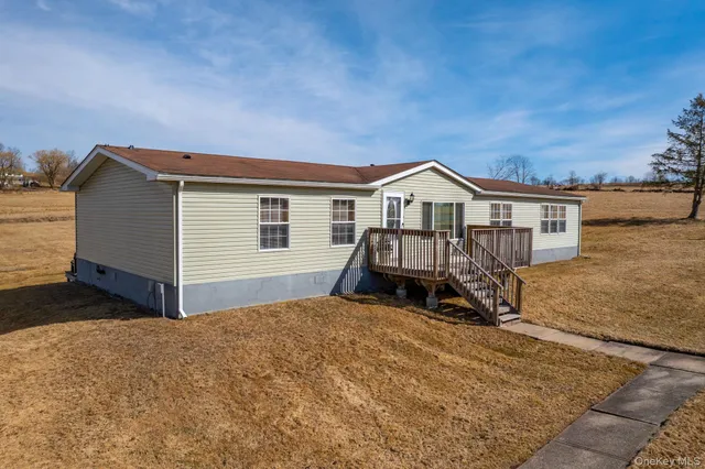 a view of a house with a patio