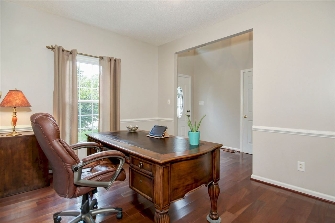 12305 Amoretto Way Raleigh, NC 27613 - Photo 5 of 30 Elegance surrounds you throughout this home. Host a formal dinner party or throw a casual buffet style get together. Current owners left no detail untouched. Dining Room/Office