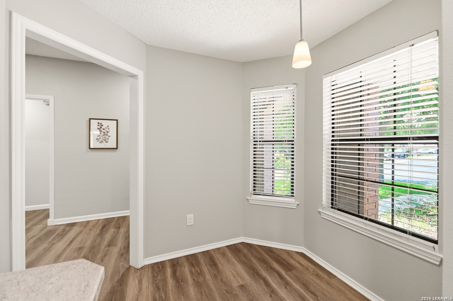 3820 Pheasant Schertz, TX 78108 - Photo 11 of 20 a view of a room with wooden floor and windows