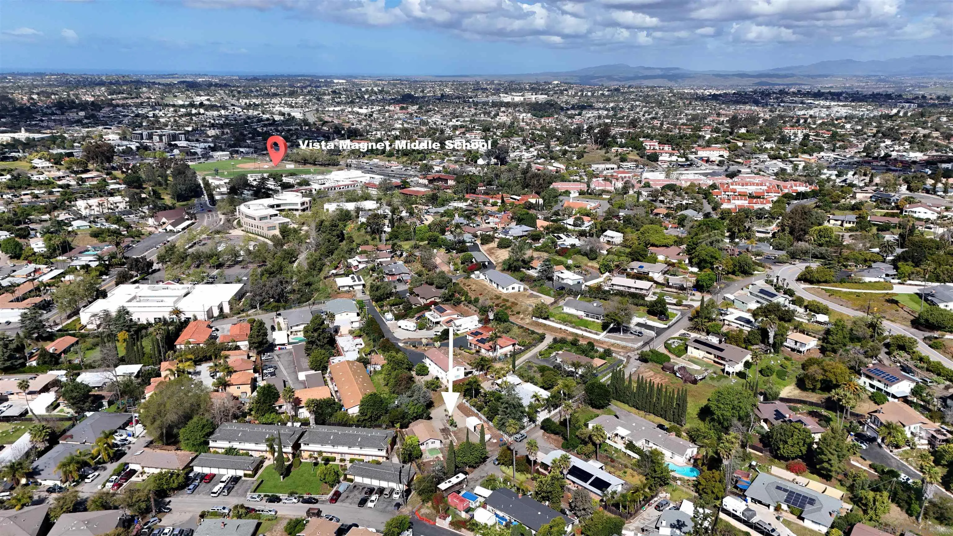 208 Avalon Drive Vista, CA 92084 - Photo 29 of 30 an aerial view of a city