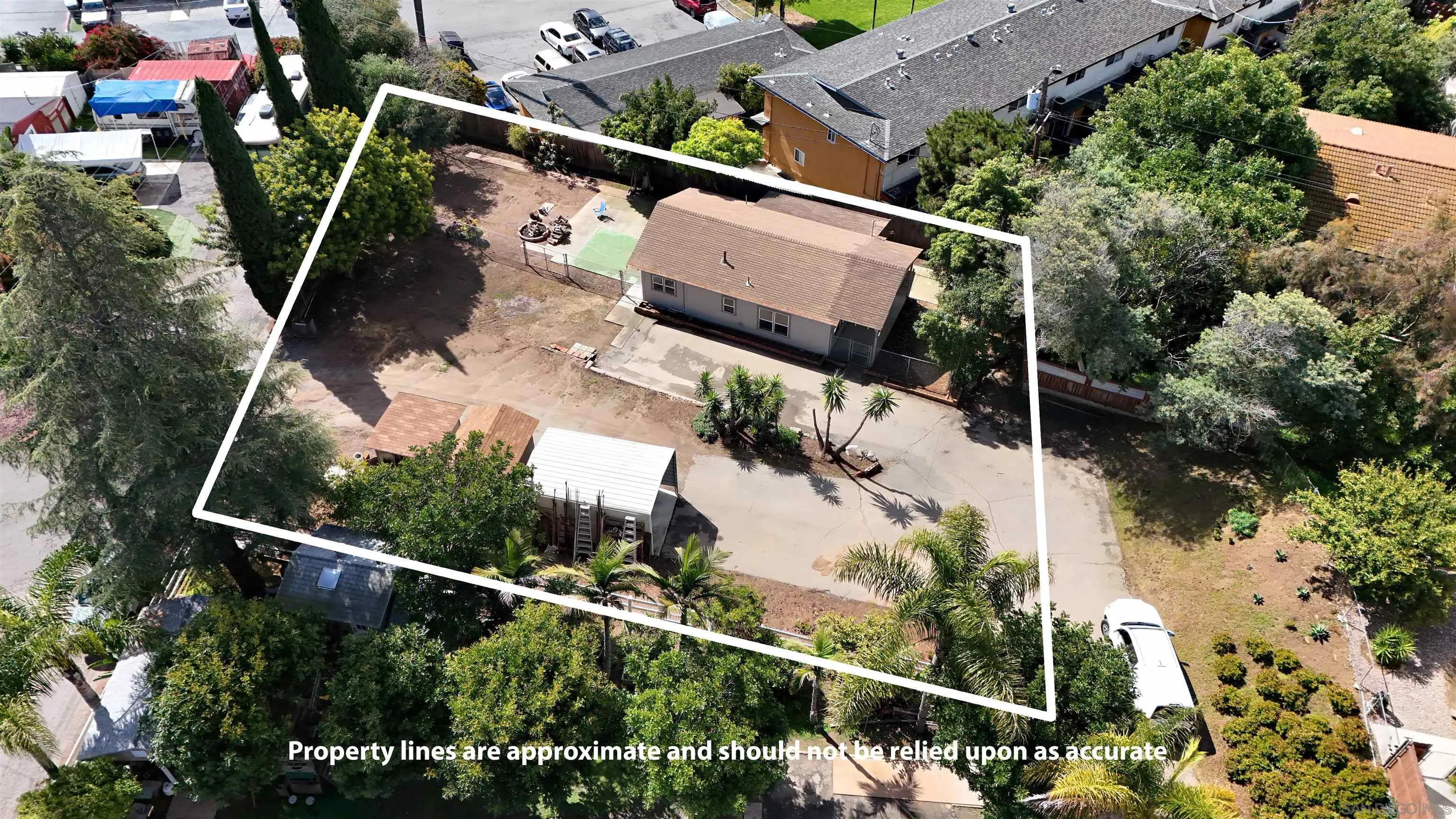 208 Avalon Drive Vista, CA 92084 - Photo 4 of 30 an aerial view of house with yard