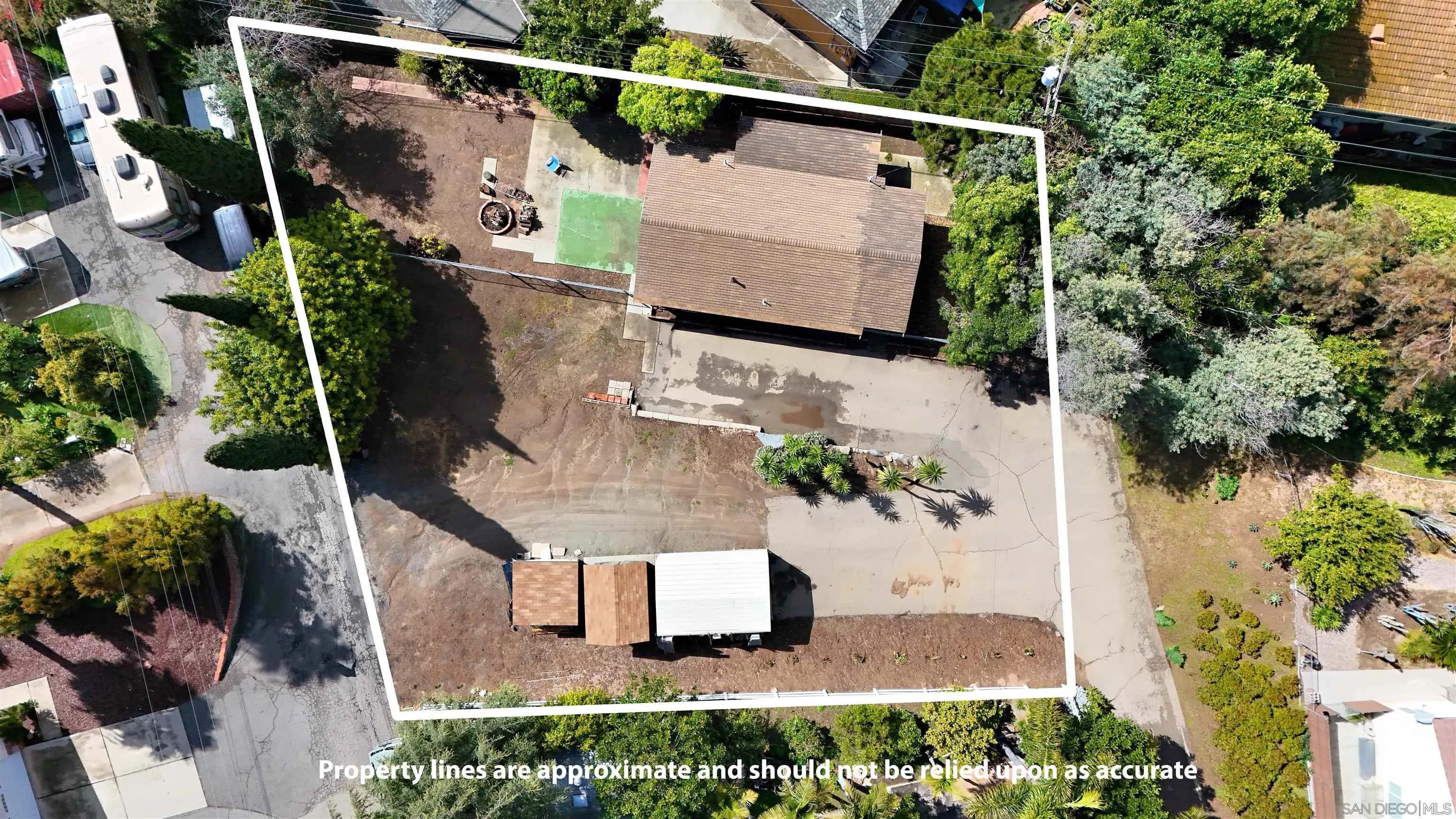 208 Avalon Drive Vista, CA 92084 - Photo 5 of 30 an aerial view of a house with a yard