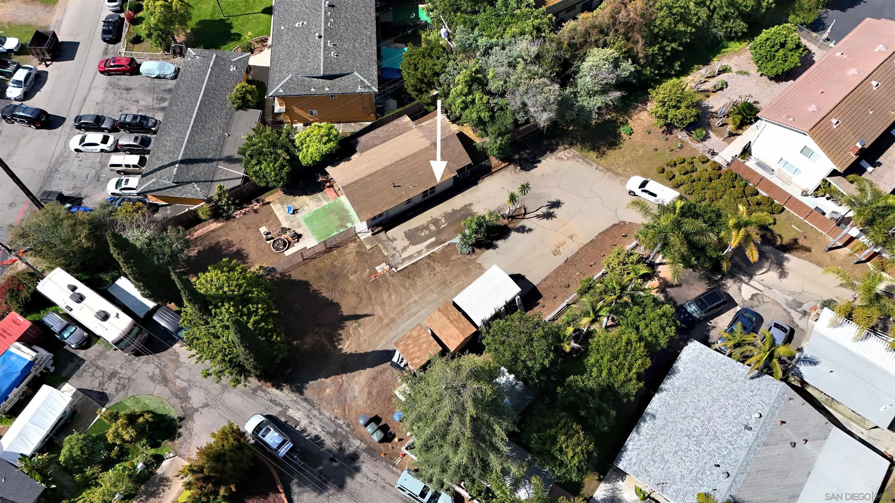 208 Avalon Drive Vista, CA 92084 - Photo 6 of 30 an aerial view of multiple houses with yard