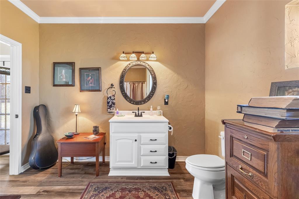 412 Pipeline Road Sulphur Springs, TX 75482 - Photo 32 of 40 Full bath with shop in shop living quarters.