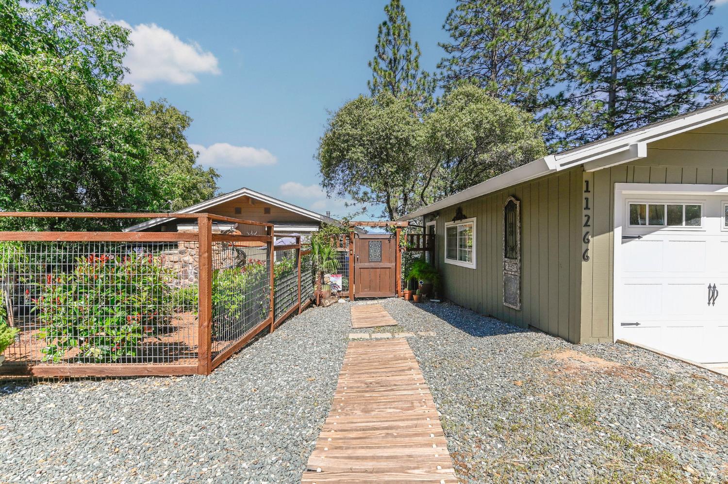11266 Clinton Bar Road Pine Grove, CA 95665 - Photo 6 of 77 a front view of a house with a yard and potted plants