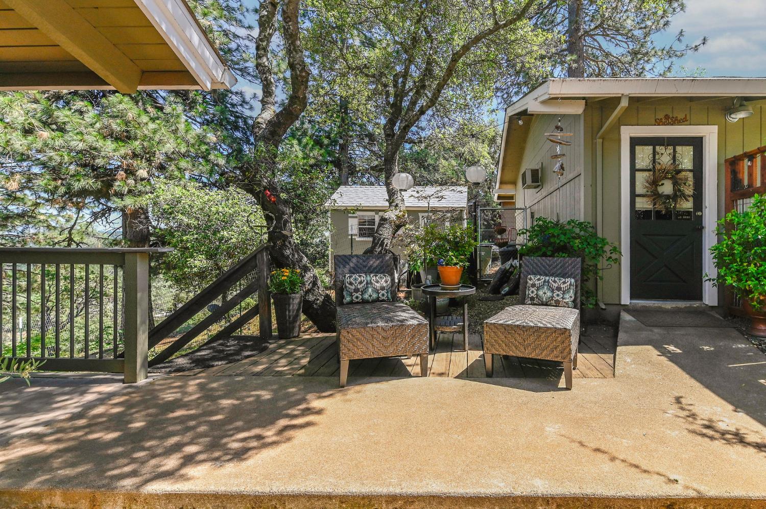 11266 Clinton Bar Road Pine Grove, CA 95665 - Photo 75 of 77 a view of a two chairs in the patio