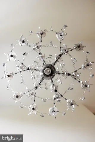 a bathroom with a lot of flowers