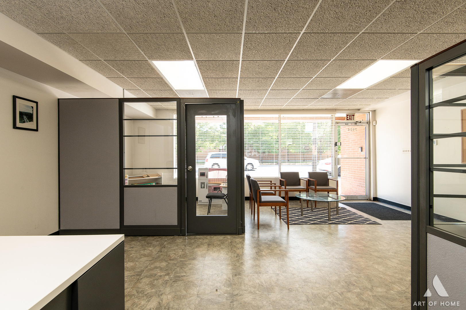7922 South Pulaski Road Chicago, IL 60652 - Photo 38 of 96 a lobby with furniture and floor to ceiling window