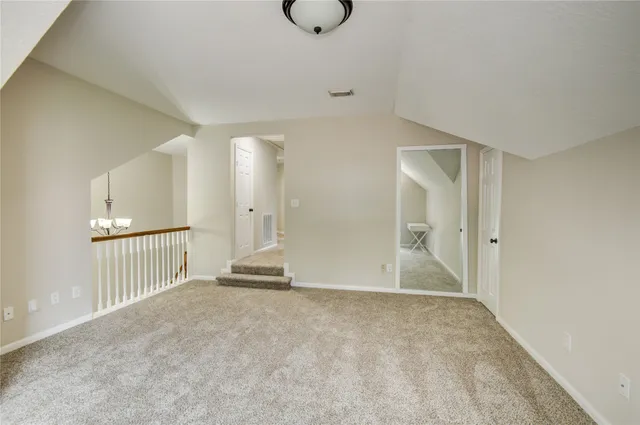 a view of an empty room