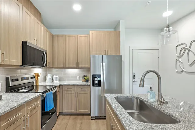 a room with storage and utility