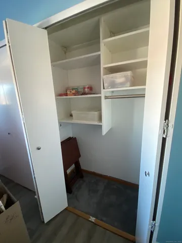 a view of storage and utility room