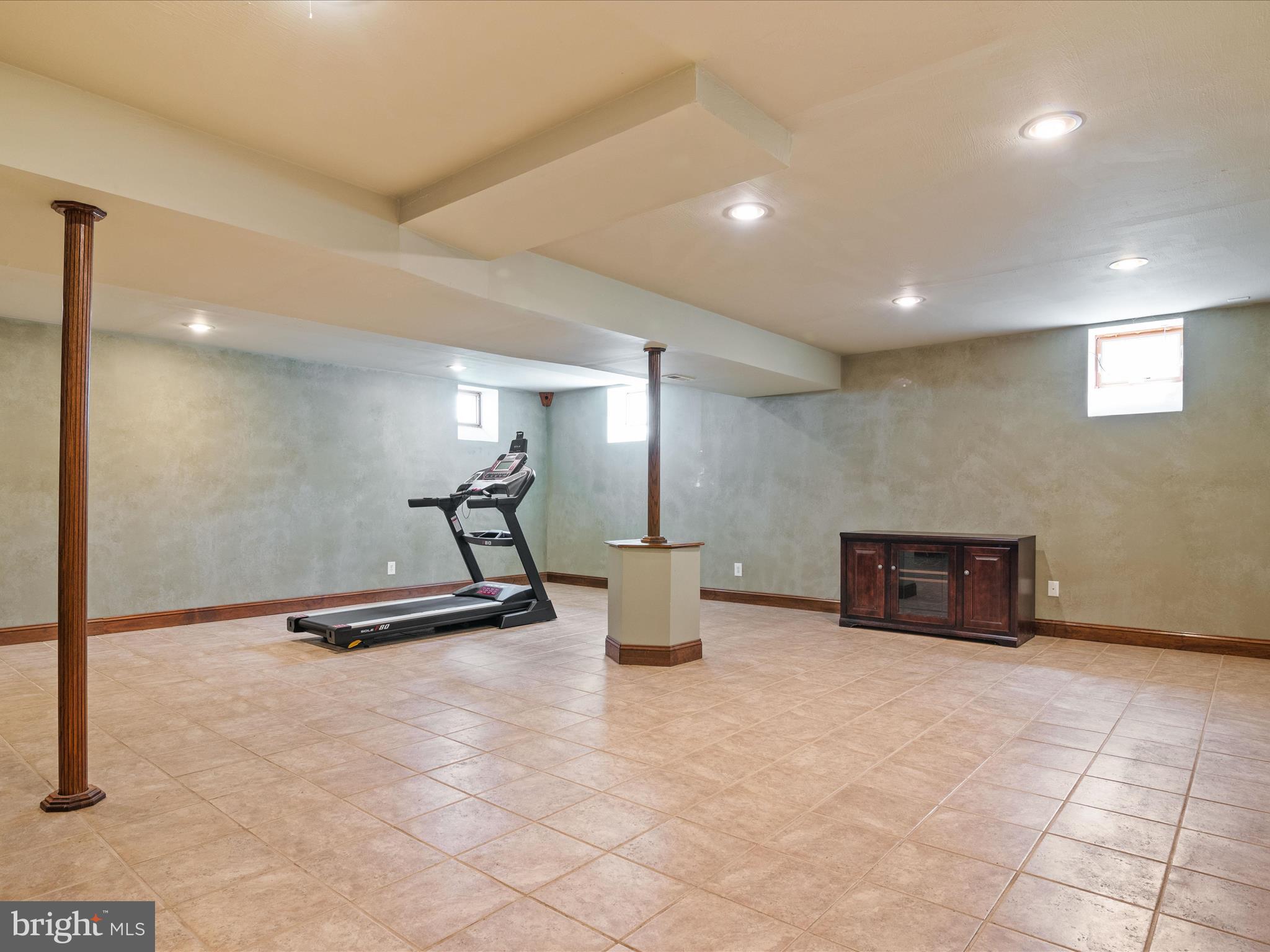 222 Beck Farm Road Centreville, MD 21617 - Photo 34 of 54 finished basement w tile flooring