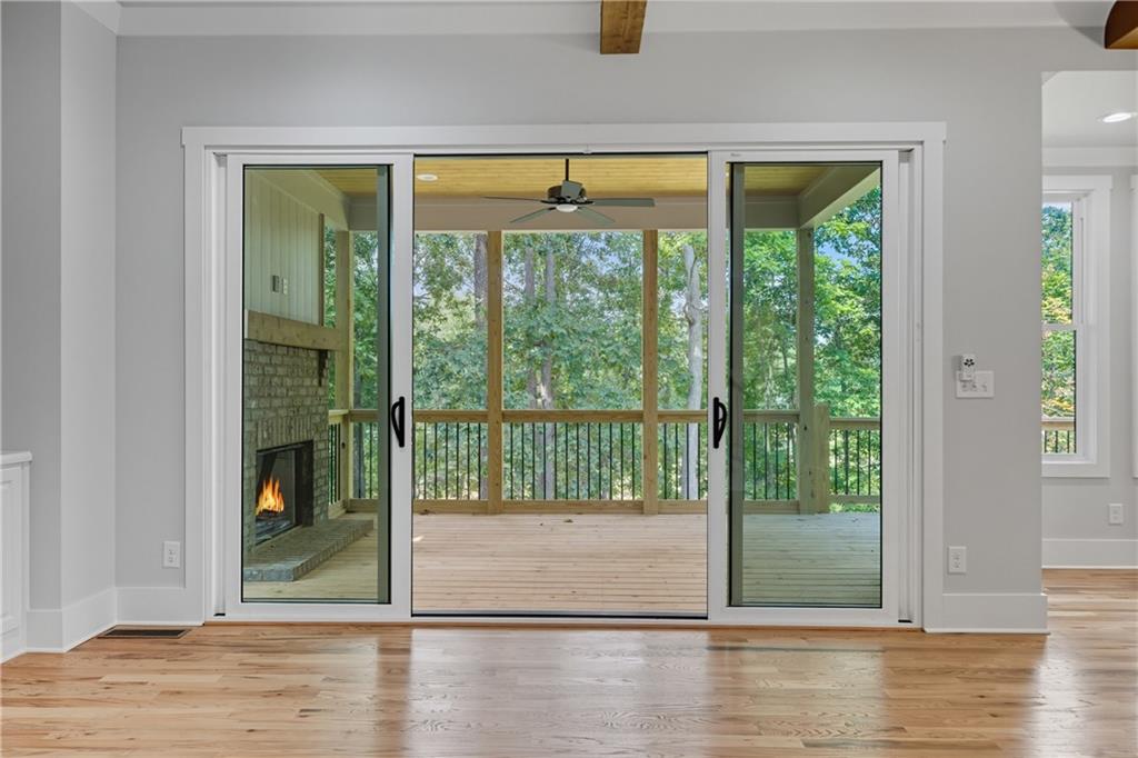 116 Dallas Mark Drive Canton, GA 30115 - Photo 10 of 43 a view of porch with a floor to ceiling window