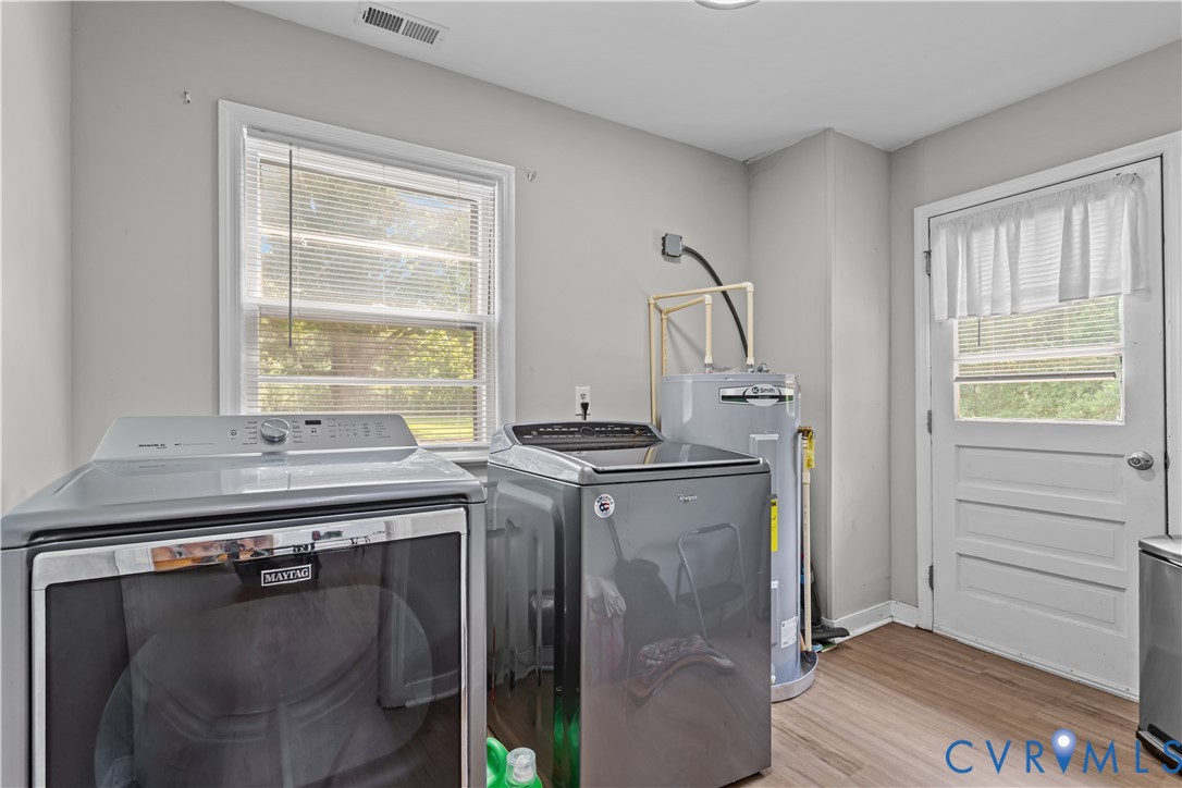 7586 Willson Road Henrico, VA 23231 - Photo 23 of 32 Washroom featuring washing machine and dryer, plen