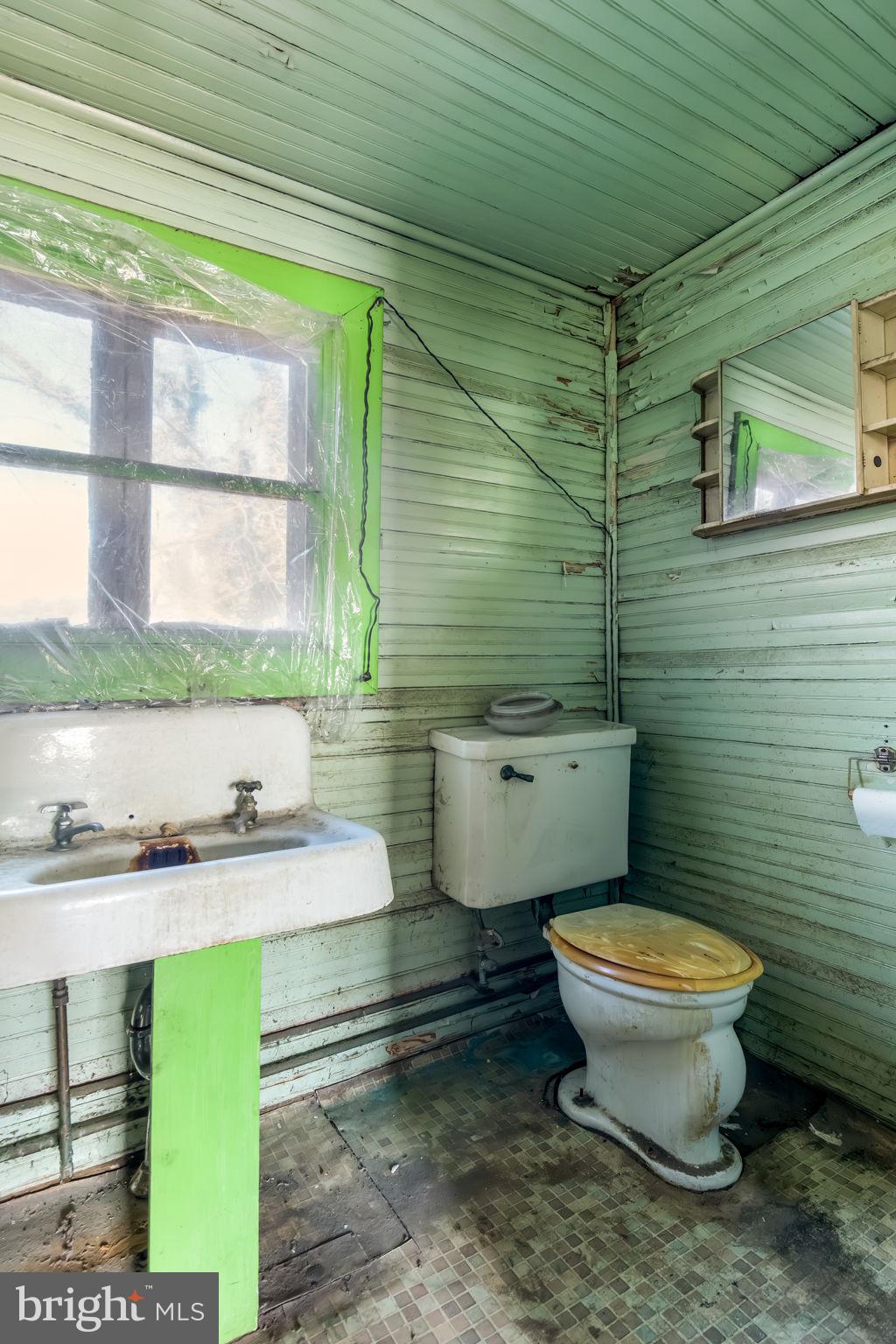 169 East Main Street Orange, VA 22960 - Photo 22 of 27 a bathroom with a toilet sink and mirror