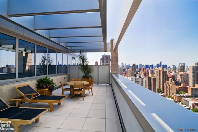 a outdoor space with lots of tables and chairs