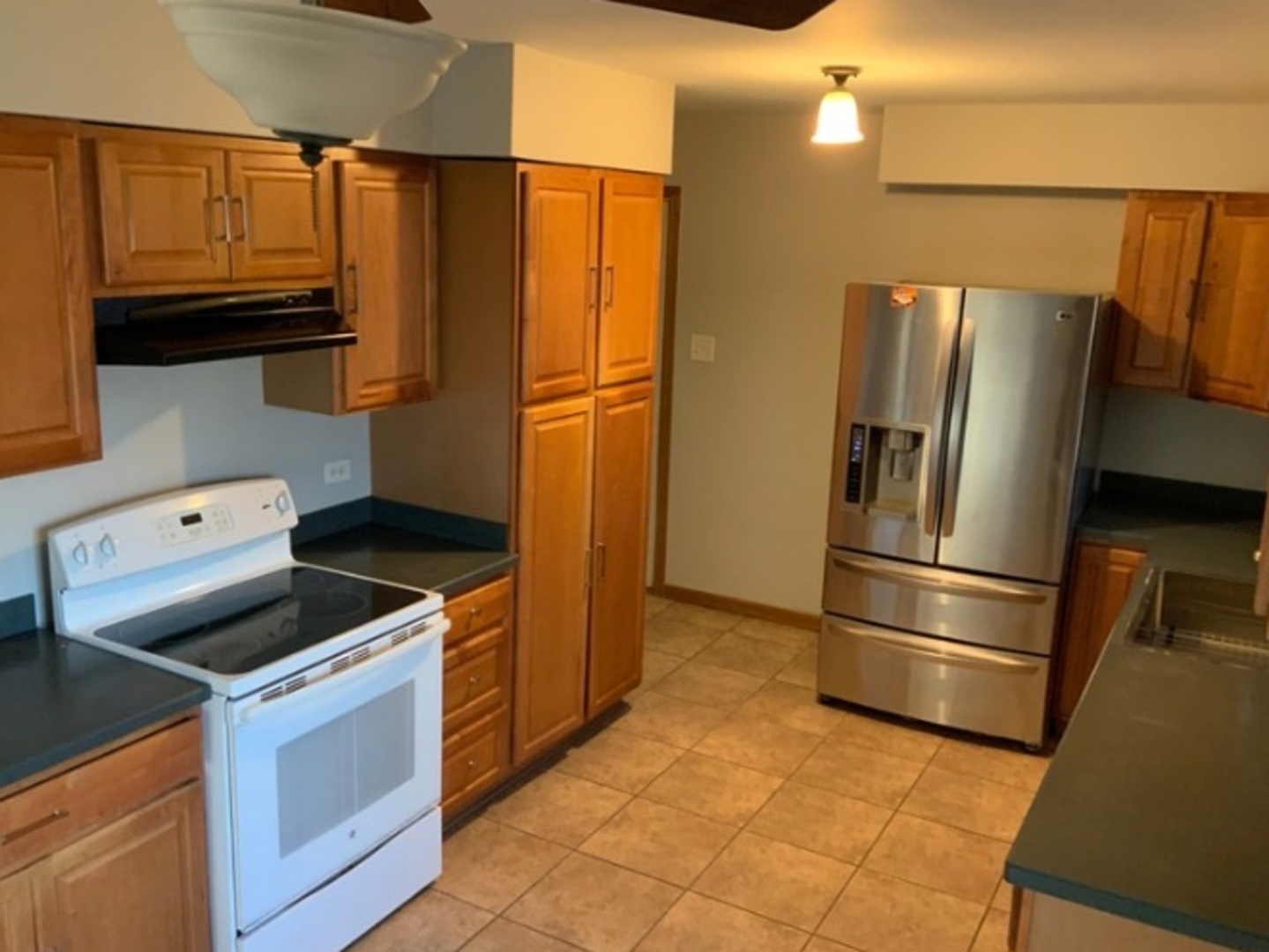 1100 Frederick Street Joliet, IL 60435 - Photo 4 of 10 a kitchen with a refrigerator sink and microwave