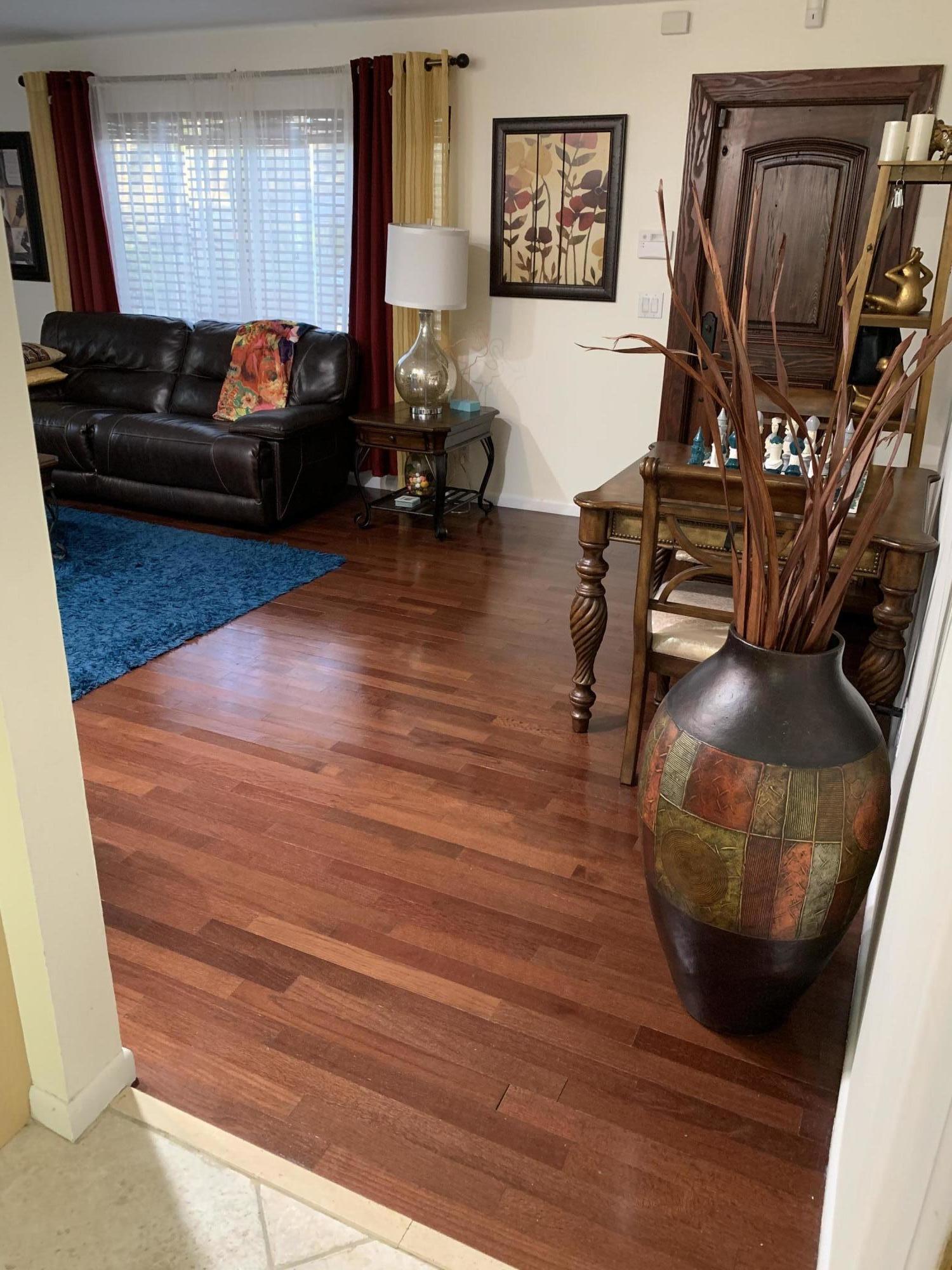 255 Cortez Road West Palm Beach, FL 33405 - Photo 7 of 26 a living room with furniture and a wooden floor