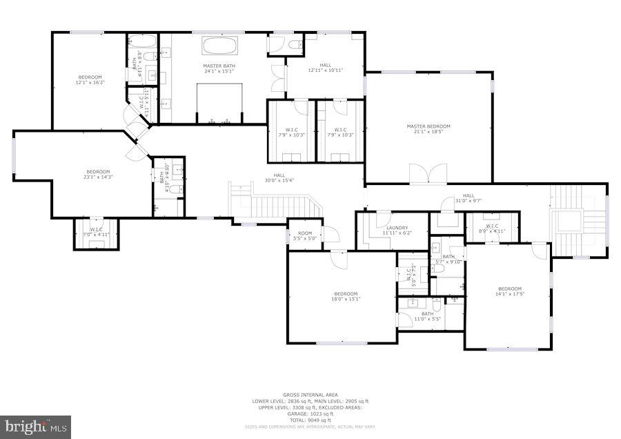 1106 Towlston Road McLean, VA 22102 - Photo 73 of 74 Upper Level Floorplan