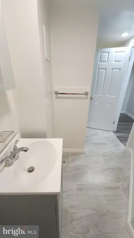 a bathroom with a sink