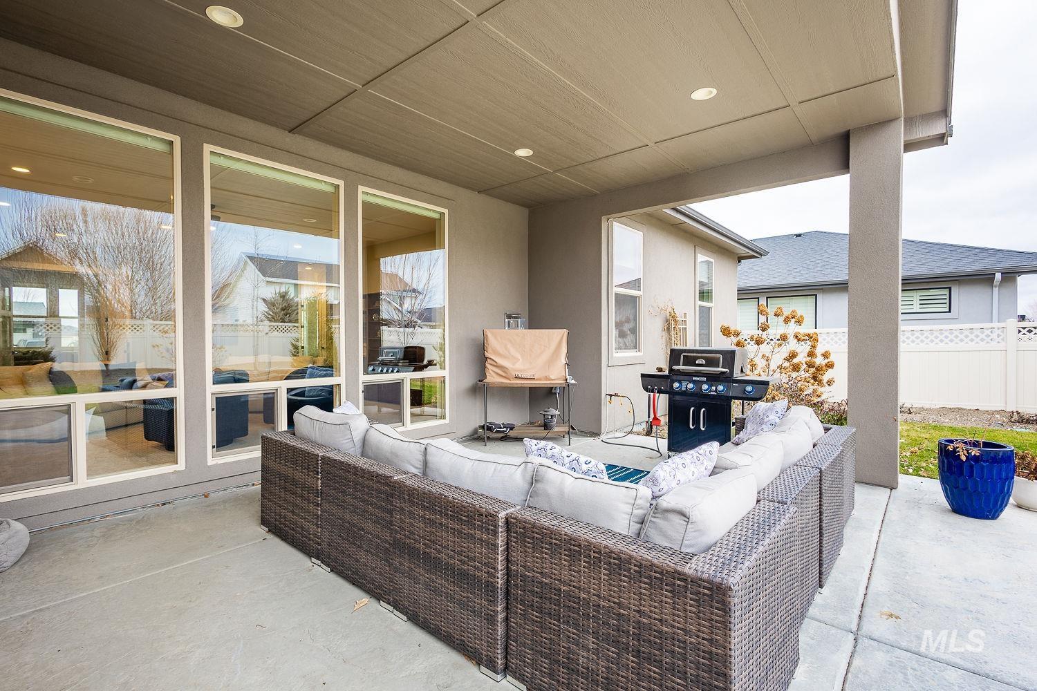 4078 West Wapoot Street Meridian, ID 83646 - Photo 40 of 46 View of patio / terrace featuring an outdoor living space and grilling area