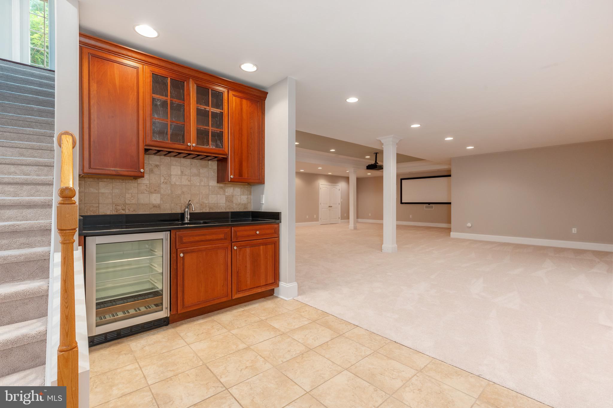 333 Greenbank Road Bryn Mawr, PA 19010 - Photo 33 of 45 Finished Basement W/ Wet Bar