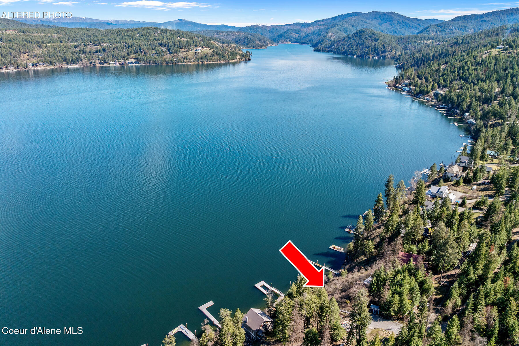 3797 East Bridgeview Drive Harrison, ID 83833 - Photo 21 of 21 Aerial_3797EBridgeviewDr-16_Arrow