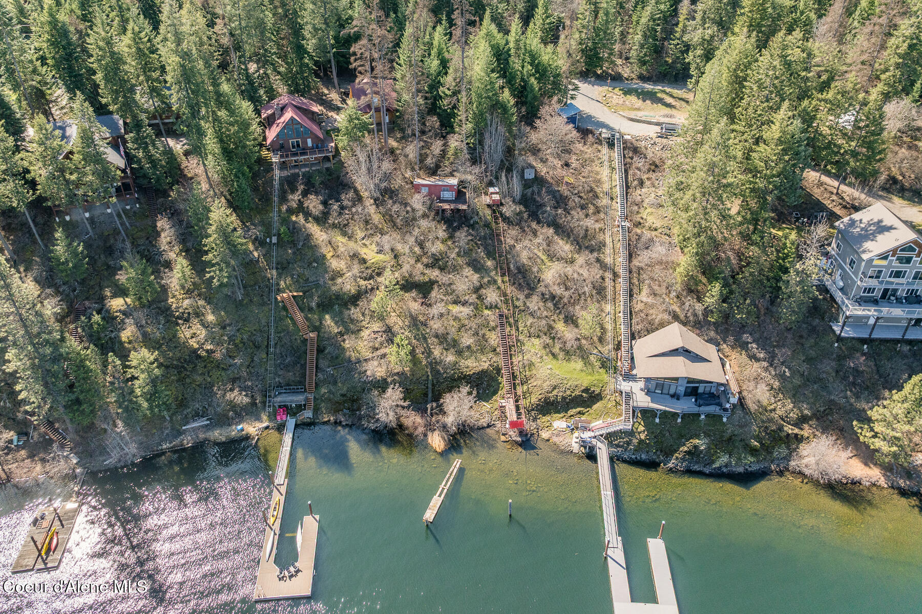 3797 East Bridgeview Drive Harrison, ID 83833 - Photo 5 of 21 Aerial_3797EBridgeviewDr-4