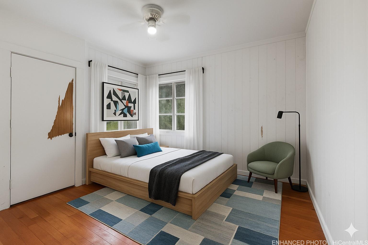 54-230 Hauula Homestead Road, Unit A Hauula, HI 96717 - Photo 18 of 22 a bedroom with a bed and window