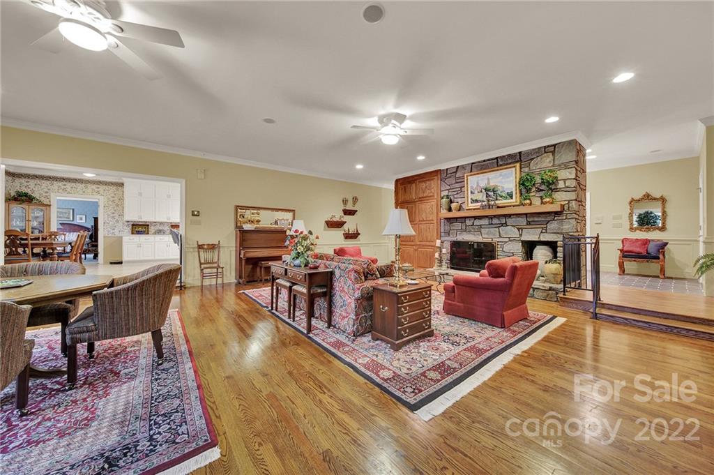 2319 Hough Road Lancaster, SC 29720 - Photo 23 of 48 a living room with fireplace furniture and a rug