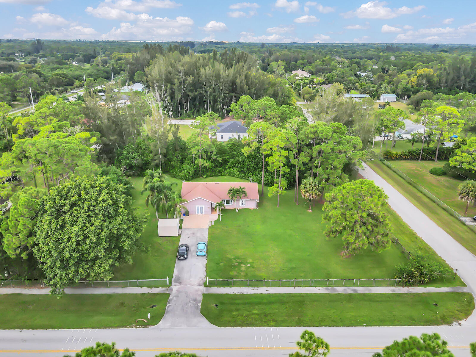 4091 Mandarin Boulevard Loxahatchee, FL 33470 - Photo 28 of 31 an aerial view of a house