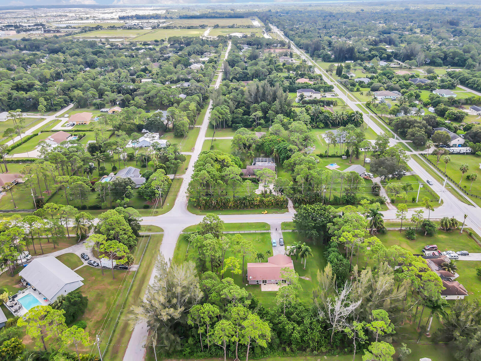 4091 Mandarin Boulevard Loxahatchee, FL 33470 - Photo 31 of 31 an aerial view of residential houses with outdoor space