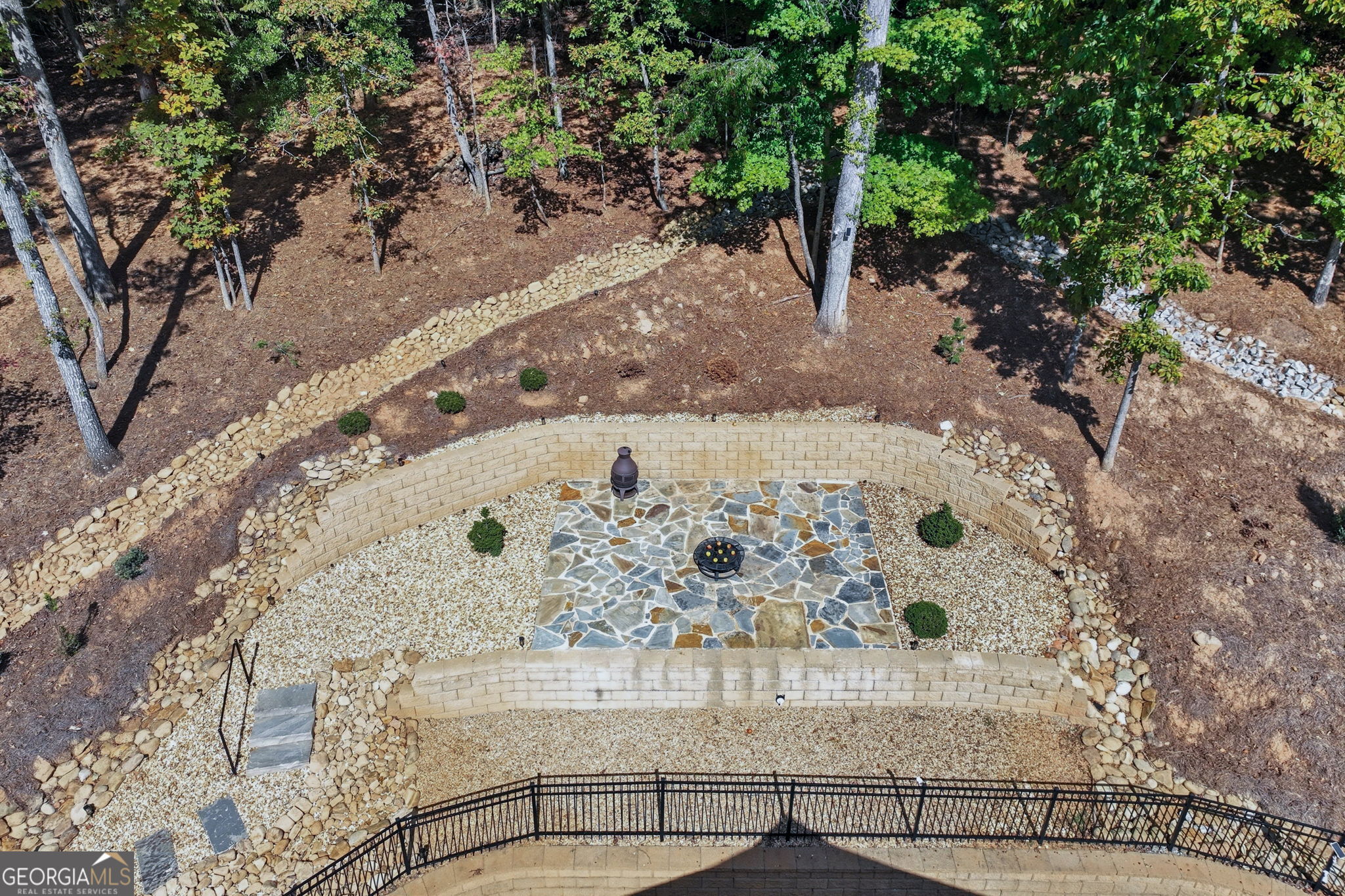804 Wilshire Road Gainesville, GA 30501 - Photo 32 of 41 a view of a backyard with wooden fence