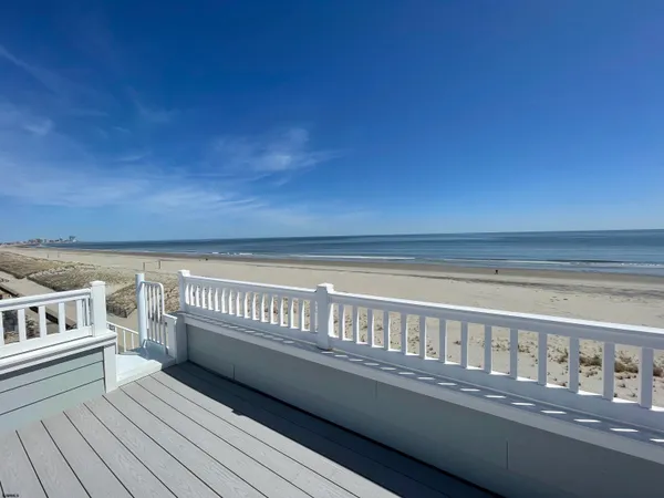 a balcony view with a dishwasher