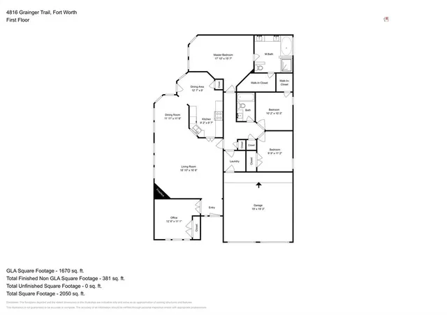 $2,175 | 4816 Grainger Trail, Fort Worth, TX 76137