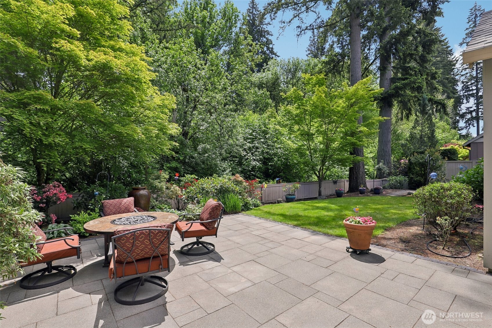 19709 Southeast 26th Way Camas, WA 98607 - Photo 13 of 36 a garden view with a seating space
