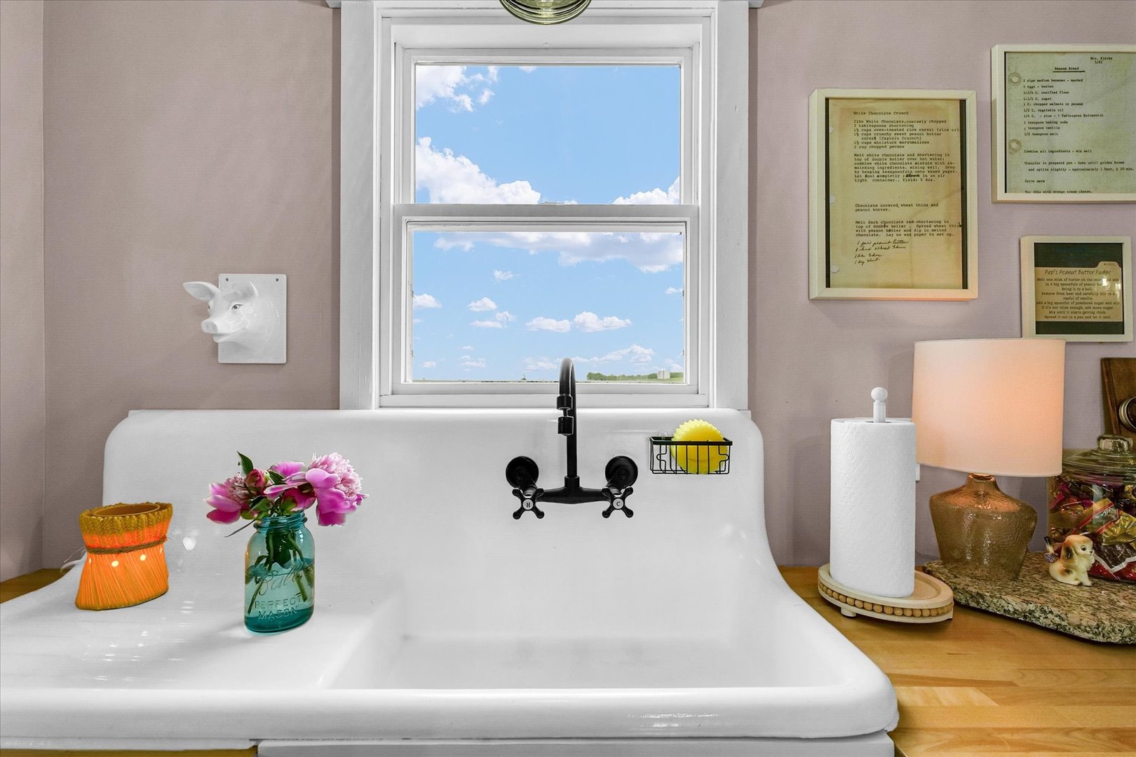 55 North 2600E Road Rankin, IL 60960 - Photo 20 of 48 a bathroom with a sink a potted plant