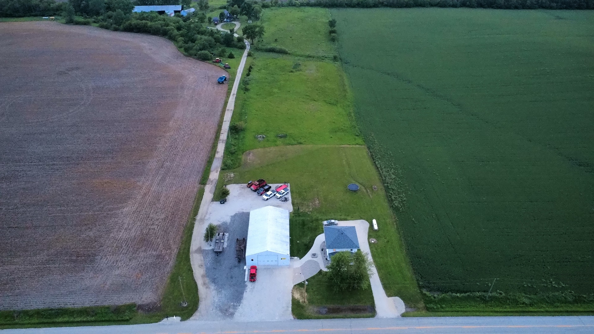 55 North 2600E Road Rankin, IL 60960 - Photo 34 of 48 a bird view of a house