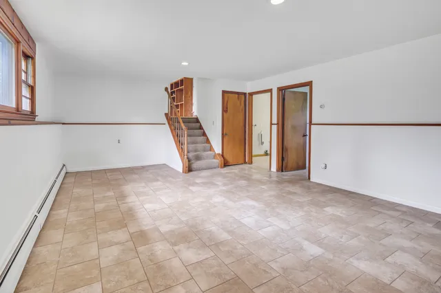 a view of an empty room