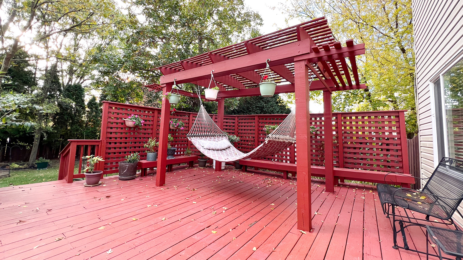 968 Knowles Road Gurnee, IL 60031 - Photo 6 of 33 a view of deck with table and chairs a barbeque with wooden floor and fence