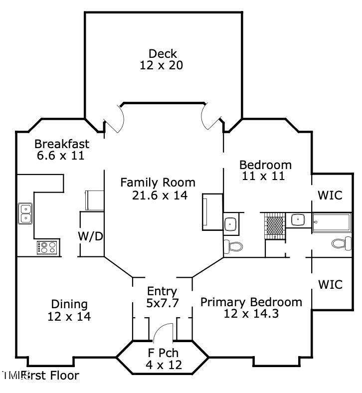 1725 Falls Church Road Raleigh, NC 27609 - Photo 36 of 36 Floor Plan
